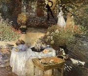 Claude Monet Luncheon Sweden oil painting reproduction